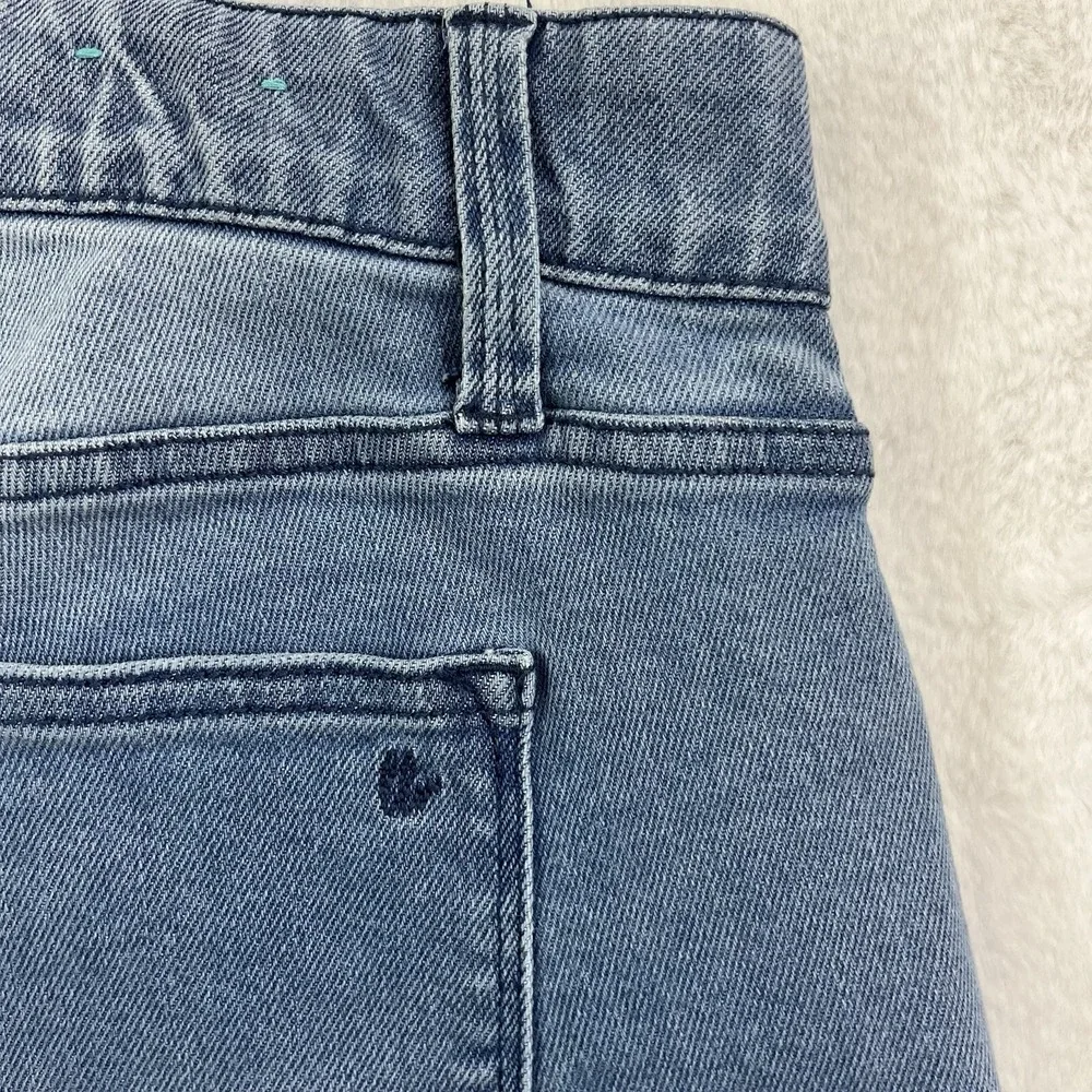 Lularoe Magic Waist Crop Jeans Womens Sz 36 Stretch‎ L-162152 Hi Rise Distressed